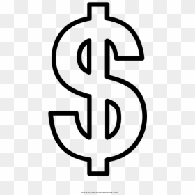 Dollar Coloring Page - Management Vector Icon, HD Png Download - signo dolar png