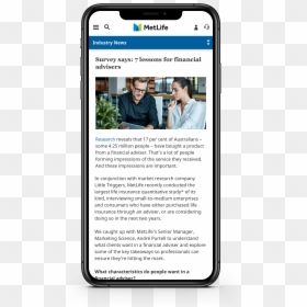 Iphone, HD Png Download - metlife png