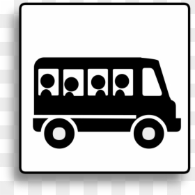 Transparent Drivers License Clipart - Icon Shuttle Bus Png, Png Download - bus symbol png