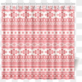 Fancy Tribal Border Pattern 08 Red Shower Curtain 69"x70" - Art Paper, HD Png Download - fancy pattern png
