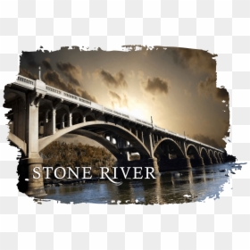 Ambient Media, Sc At Stone River - Arch Bridge, HD Png Download - river stone png
