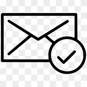 Message Confirm - Icon Email Vector Png, Transparent Png - confirm png