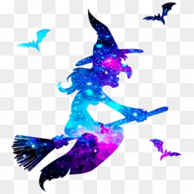 #bruja - Witch Clipart Bats, HD Png Download - bruja png