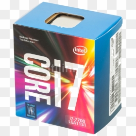 Intel I7 7700 Box, HD Png Download - intel i7 png