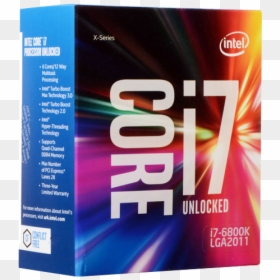 Intel Core I7-6800k (3 - I7 6800k, HD Png Download - intel i7 png