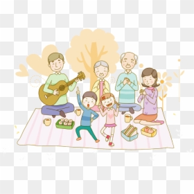 Cartoon, HD Png Download - family picnic png