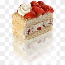 Slice - Strawberry Gateau - Patisserie Valerie Strawberry Gateau, HD Png Download - strawberry slice png