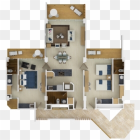 Isometrica Modelo A&f - Floor Plan, HD Png Download - green world png