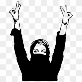 Middle East Women's Rights Artwork, HD Png Download - mujer dibujo png