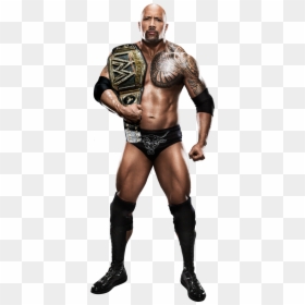 The Rock Wwe Champion - Rock Wwe Champion Dwayne Johnson, HD Png Download - wwe champion png