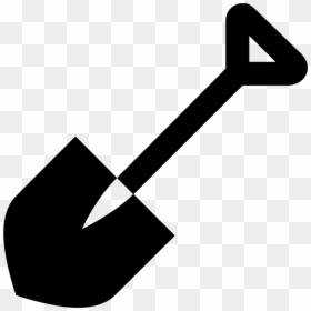 Shovel Vector Png Clip Transparent Library - Shovel Icons, Png Download - shovel icon png