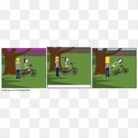 Cartoon, HD Png Download - bike ride png