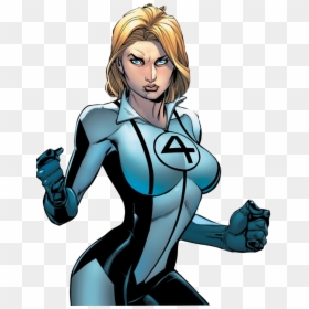 Fantastic Four Invisible Woman Comics, HD Png Download - storm marvel png