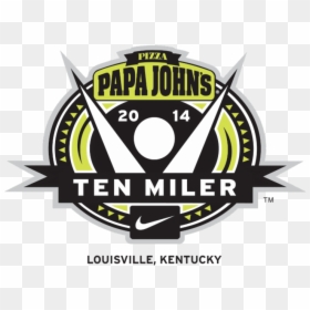 To Register For The Papa John"s 10 Miler 2014 Pjtm - Emblem, HD Png Download - papa john's logo png