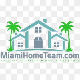 Miami Home Team - Palm Tree Clip Art Black, HD Png Download - key outline png