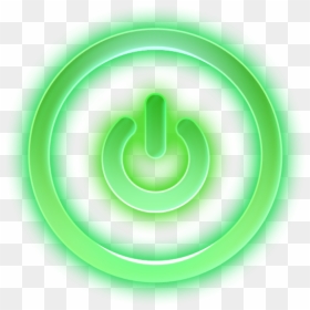 Green Power Button Png, Transparent Png - green power button png