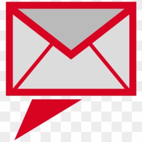Email Alert Icon , Png Download - Round Gmail Logo Black And White, Transparent Png - red email icon png