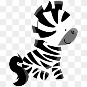 Zebra Baby Shower Png, Transparent Png - animalitos safari png