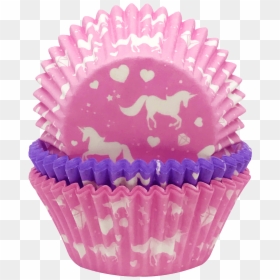 Unicorn Cup Cake Cases - Unicorn Cake Cases, HD Png Download - cupcake emoji png