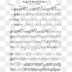 God Bless America Flute Sheet Music, HD Png Download - hoes png