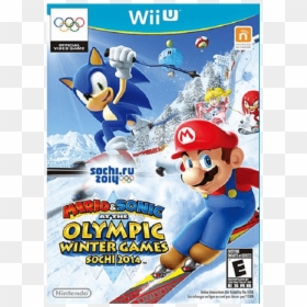Sonic And Mario Winter Olympics 2014, HD Png Download - mario and sonic png
