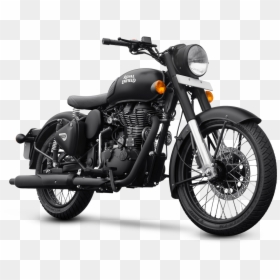Royal Enfield Classic 500 Dark, HD Png Download - motorcycle front png