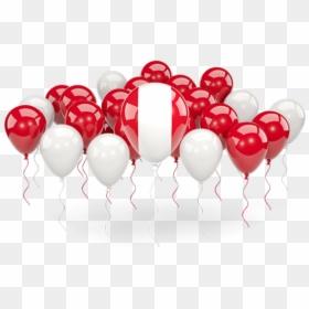 Balloons With Colors Of Flag - Trinidad And Tobago Balloons, HD Png Download - peruvian flag png