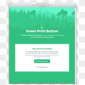Screenshot, HD Png Download - print button png