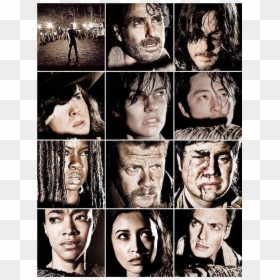 Collage De The Walking Dead, HD Png Download - fear the walking dead png