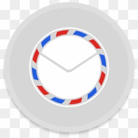 Airmail 2 Icon - Circle, HD Png Download - airmail stamp png