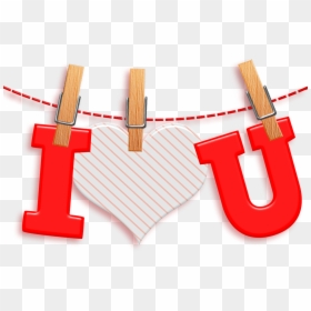 Valentine"s Day Décor, Hearts, Heart Bunting - Love You With My Heart Messages, HD Png Download - png bunting