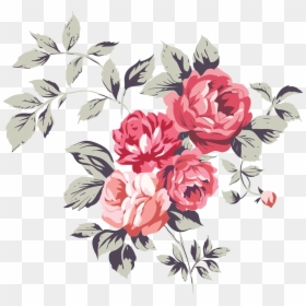 Naklejki Na Ścianę Róże, HD Png Download - floral tattoo png