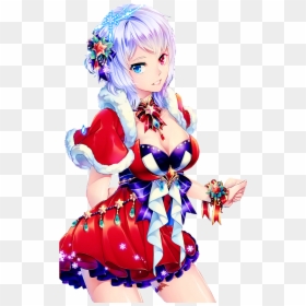 Christmas Anime Girl Render , Png Download, Transparent Png - anime girl christmas png