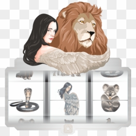 Masai Lion, HD Png Download - silver play button png