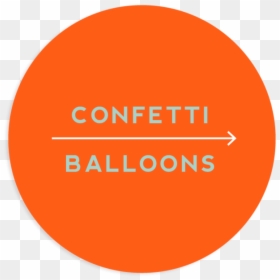 Circle, HD Png Download - orange confetti png