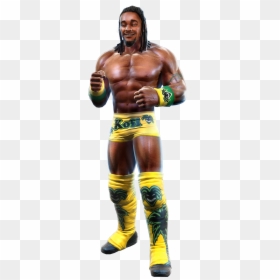 Image Kofi Kingston Wwe All Stars Wiki - Wwe Kofi Kingston 2009, HD Png Download - wwe kane png