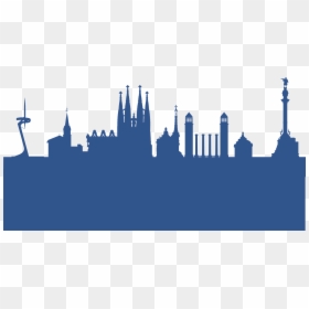 City Russia Silhouette Transparent, HD Png Download - paris skyline silhouette png