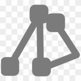 Polyline Icon-1572533476, HD Png Download - dumbbell silhouette png