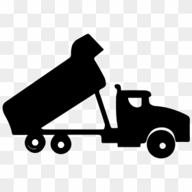 Asphalt Clipart Asphalt Truck - Dump Truck Silhouette Clipart, HD Png Download - truck silhouette png