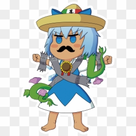 Cirno De Mayo Sticker - Summer Cirno, HD Png Download - cirno png