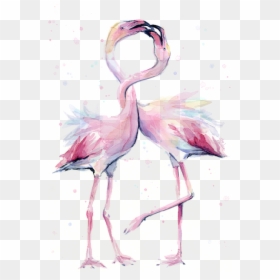 Watercolor Flamingo Png, Transparent Png - watercolor flamingo png