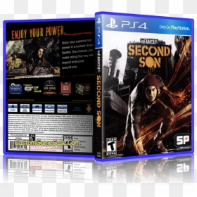 Infamous Second Son - Infamous Second Son Ps4 Cover, HD Png Download - infamous second son png