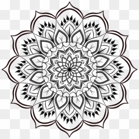 Lion King Mandala Svg, HD Png Download - black mandala png