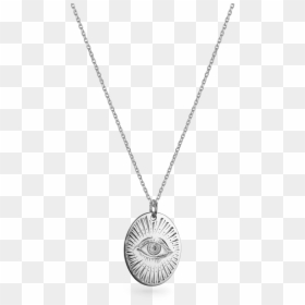 9ct White Gold Large Oval Pendant - Cartier, HD Png Download - white gold chain png