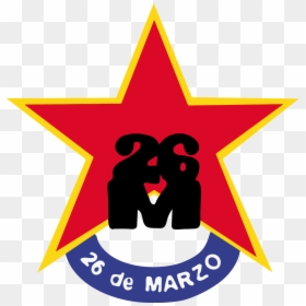 Flag Movimiento 26 De Marzo - Movimiento 26 De Marzo Logo, HD Png Download - human lips png