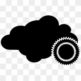 Cloud - Black Vector Label Free Download Blank, HD Png Download - cloud pattern png