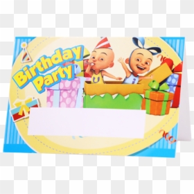 Upin Ipin Birthday Banner, HD Png Download - upin ipin png