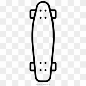 Penny Board Coloring Page - Penny Board Icon, HD Png Download - penny board png