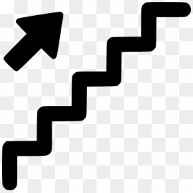 Upstairs Svg Png Icon Free Download - Upstairs Icon Png, Transparent Png - climbing stairs png