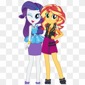 My Little Pony Equestria Girls Digital Series Rarity, HD Png Download - sunset shimmer png